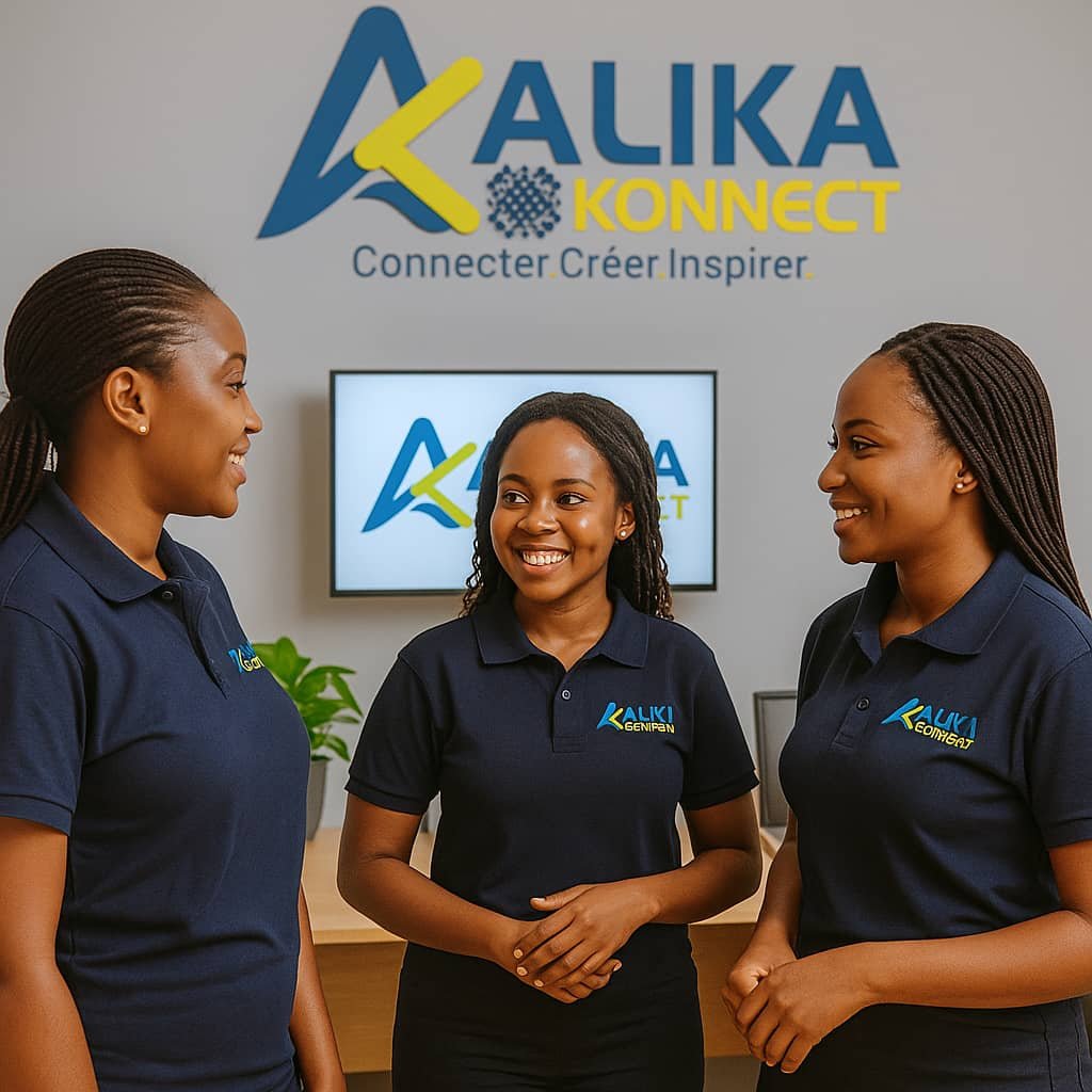 Équipe ALIKA-KONNECT collaborant sur un projet tech